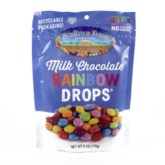Milk Chocolate Rainbow Drops - 6 Count, 6 oz. Bag