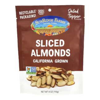Sliced Almonds - Individual, 4 oz. Bag