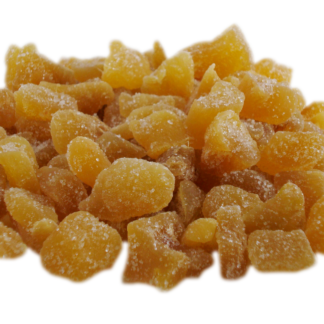 Crystallized Ginger Chunks, Cane Sweetened