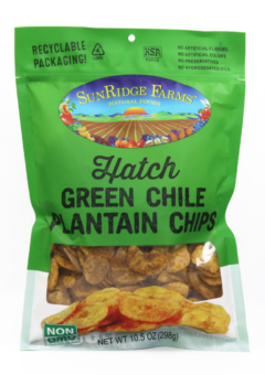 Hatch Chile Plantain Chips - Individual, 10.5 oz. Bag