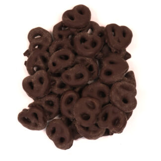Itty Bitty Dark Chocolate Pretzels